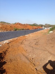 retaining wall construction